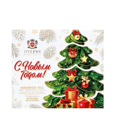 HYLEYS New Year's tea in assorted bags 20 pcs 2 g in the box - Buy Online on GoSupps.com