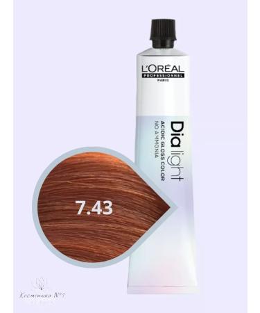 L'Oreal Professionnel Paint tinting without ammonia Dia Light tone 7.43 50 ml