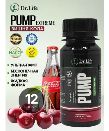 DrLife PUMP pre-training complex 12 x 60 ml cherry-cola