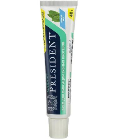 PRESIDENT Cream for fixing Garant prostheses with mint taste 40 g - Buy Online on GoSupps.com