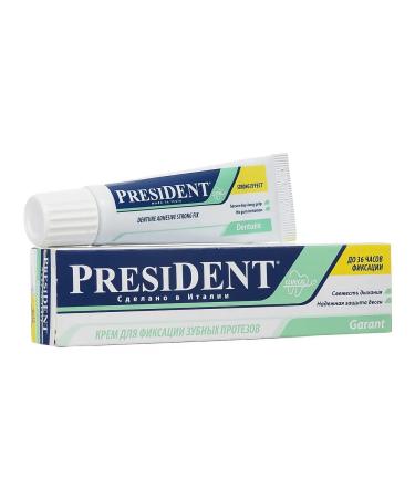 PRESIDENT Cream for fixing Garant prostheses with mint taste 40 g - Buy Online on GoSupps.com