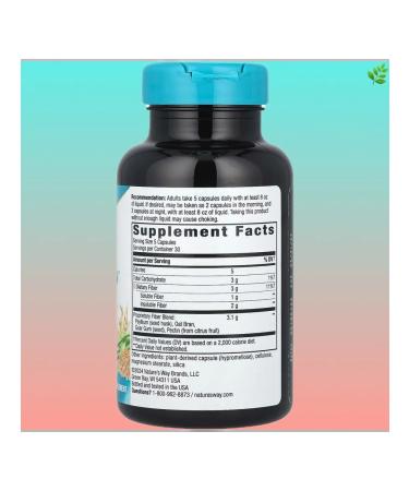 Nature's Way Fiber Fusion Daily fiber 150 vegan capsules - Buy Online on GoSupps.com