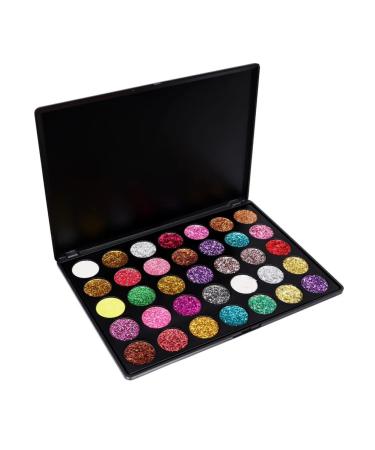 at a discount Multifunctional palette of shadows 35 shades with sparkles