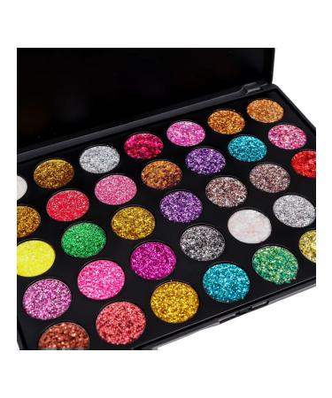 at a discount Multifunctional palette of shadows 35 shades with sparkles - Buy Online on GoSupps.com