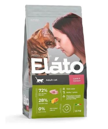 Elato Dry food for cats with lamb and venison 1.5 kg