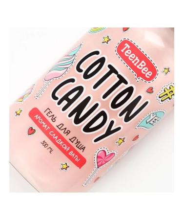 Shower gel female 300 ml The aroma of sweet cotton wool teenbee - Buy Online on GoSupps.com