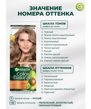 Garnier Persistent hair cream Color Naturals 7.132 - Buy Online on GoSupps.com