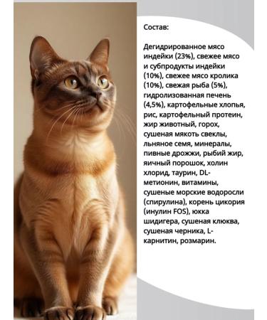 BLITZ Holistic Dry food for adult cats from 12 months 1.5 kg - Buy Online on GoSupps.com