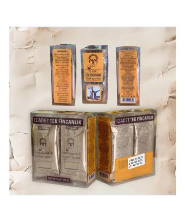 KURUKAHVECI MEHMET EFENDI Turkish Coffee Mehmet Efendi ground 4 packages 12 pcs - Buy Online on GoSupps.com