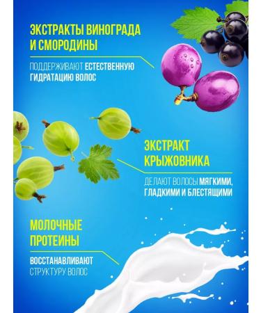 Cosmetics Set for hair and body (shampoo+balm-mask+shower gel) - Buy Online on GoSupps.com