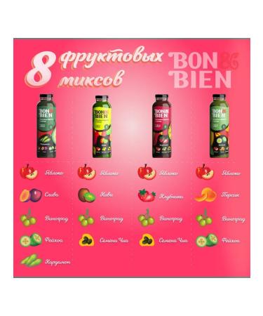 Bon&Bien Smushes without sugar apple strawberries grapes chia seeds - Buy Online on GoSupps.com