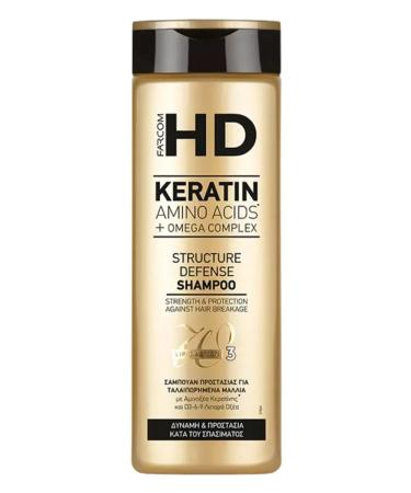 Farcom Shampoo for damaged hair HD Structure Defense 400 ml - Buy Online on GoSupps.com