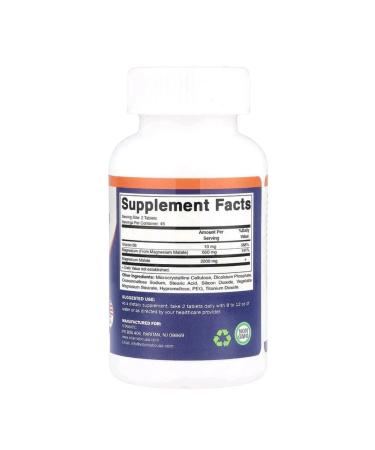 California Gold Nutrition Malat Magnesium with B6 90 vegetarian tablets - Buy Online on GoSupps.com