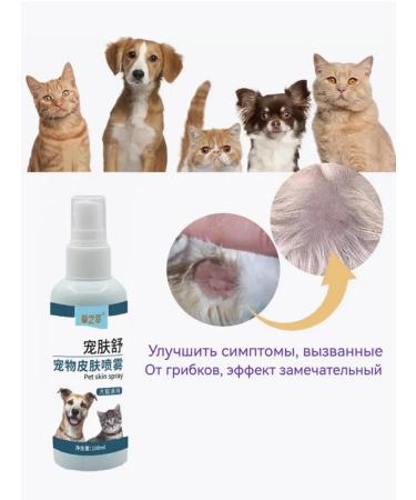 Spray for dogs and cats from itching and skin diseases 100ml - Buy Online on GoSupps.com
