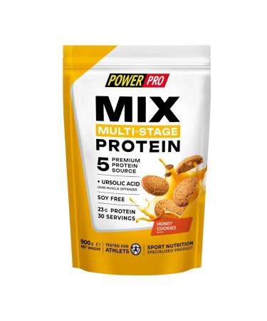 POWER PRO Protein Mix Protein 900 grams honey cookies