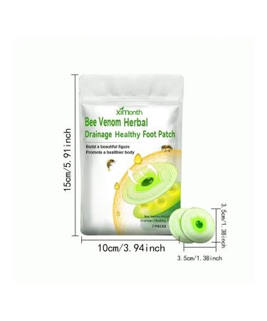7pcs of herbal plasters with bee extract for weight loss n - Buy Online on GoSupps.com