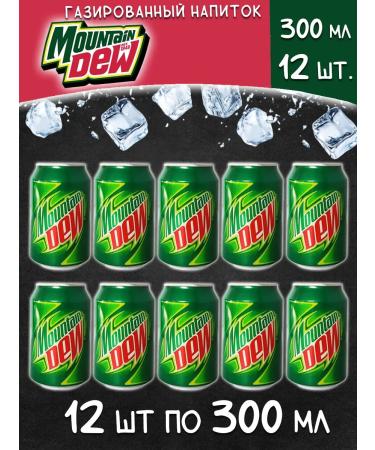 7up Shipped drink Mountain Dew 300 ml 12 pcs
