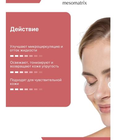 Mesomatrix Professional Eye patches from edema lymphatic drainage - Buy Online on GoSupps.com