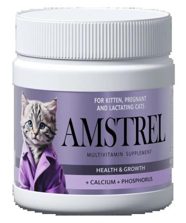 Amstrel Multivitamins for kittens and cats Health and development 600 tab - Buy Online on GoSupps.com