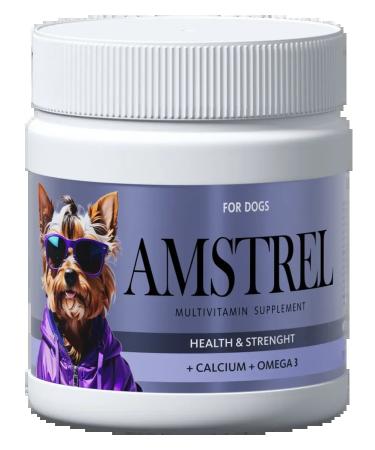 Amstrel Multivitamins for dogs "Health and Strength" - 600 tab - Buy Online on GoSupps.com