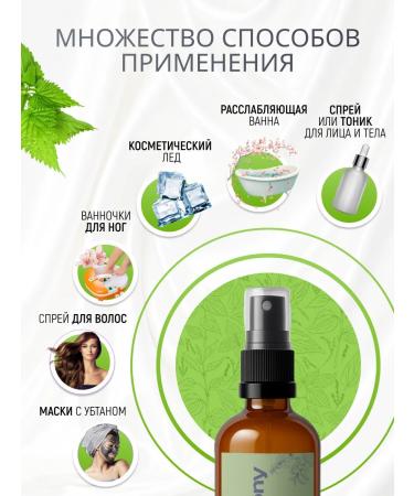 Herbal Symphony Hydrolate of nettles natural 100 ml - Buy Online on GoSupps.com