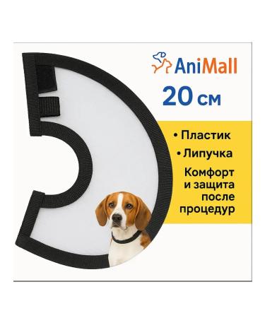AniMall Collar for dogs and cats No. 20 on Velcro for large rocks