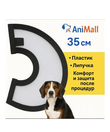 AniMall Collar for dogs and cats No. 35 on Velcro for large breeds