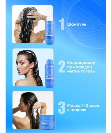 La Grace Mask for dry hair Lagrase moisturizer with 300ml keratin - Buy Online on GoSupps.com