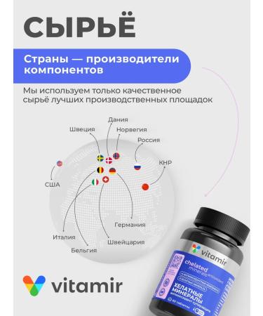 VITAMIR PRO Helat minerals Antioxidant Supermine - Buy Online on GoSupps.com