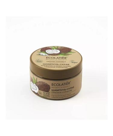 ECOLATIER Hair and scalp shampoo-scrub 300 g