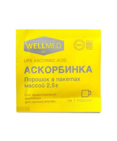 Wellmed Life Ascorbic Acid 2.5 10 pcs. Pak powder-2pcs - Buy Online on GoSupps.com