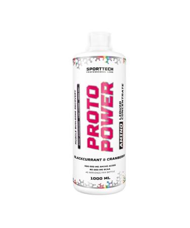 Sports technologies Amino acids Proto Power 1000 ml Black Currant Slurk