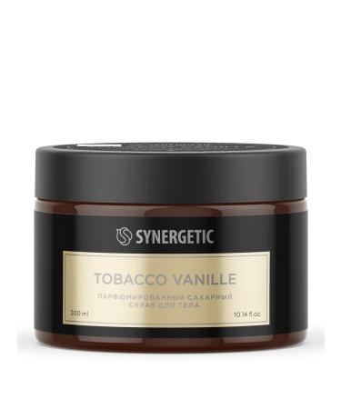 SYNERGETIC Perfumed body scrub tobacco-vanil 300ml - Buy Online on GoSupps.com