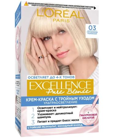 L'Oreal Paris Excellence Hair cream for hair 03 light-brown ashen