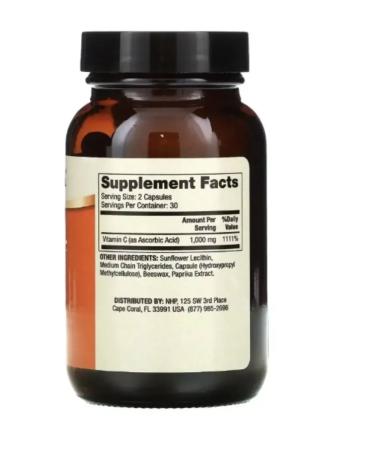 PreventiotoolZone Liposomal vitamin C 1000 mg 60 capsules