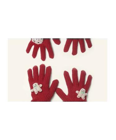 Women's winter gloves pink cookies wool - Buy Online on GoSupps.com