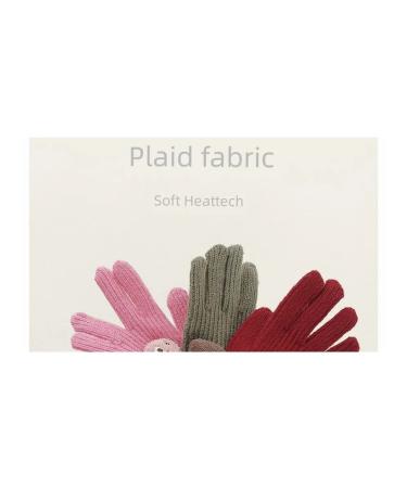 Women's winter gloves pink cookies wool - Buy Online on GoSupps.com