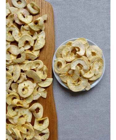 NUTS HELSI Apple dried slices slides fruit chips 100 g - Buy Online on GoSupps.com