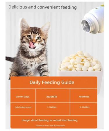 Lesse tablets for cats 1g (200+200) Taste Lizin - Buy Online on GoSupps.com
