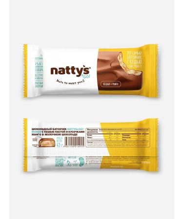 ChocolatbarTech Bangs without sugar with cashew paste and mango in chocolate 12pcs - Buy Online on GoSupps.com