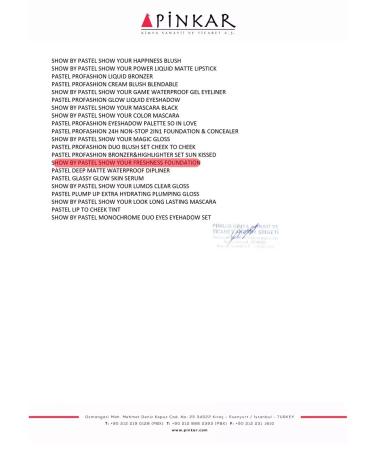 TonacreamPro Light matting foundation cream Pasteel's base base - Buy Online on GoSupps.com