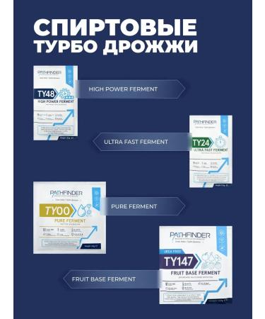 YeasPro Alcohol yeast 48 Turbo 3 pcs. in the kit - Buy Online on GoSupps.com