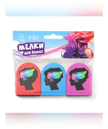 Simaland Bright crayons for hair in a set - Buy Online on GoSupps.com