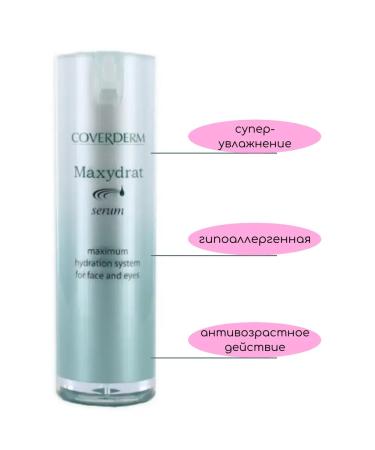 Coverderm Moisturizing whey and skin around the eyes Maxydrat - Buy Online on GoSupps.com