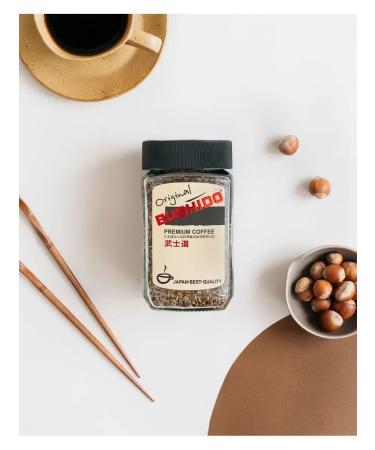 Natural soluble coffee Original 100g. Bushido - Buy Online on GoSupps.com