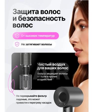 FanMax Professional hair hair dryer with 1st nozzles and ionization - Buy Online on GoSupps.com