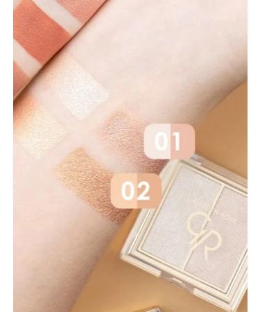 Golden Rose Shining Highlair for Facial Putor Glow Highlighter Dup 101 - Buy Online on GoSupps.com
