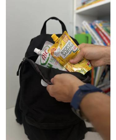 Puree fruit apple-peach snack without sugar 7 pcs - Buy Online on GoSupps.com