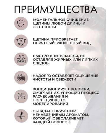 Beard Foam Cleanser Cleaning Boroda 70 ml