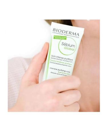 BIODERMA Sebium Global Facial Cream against Black Points 30ml - Buy Online on GoSupps.com